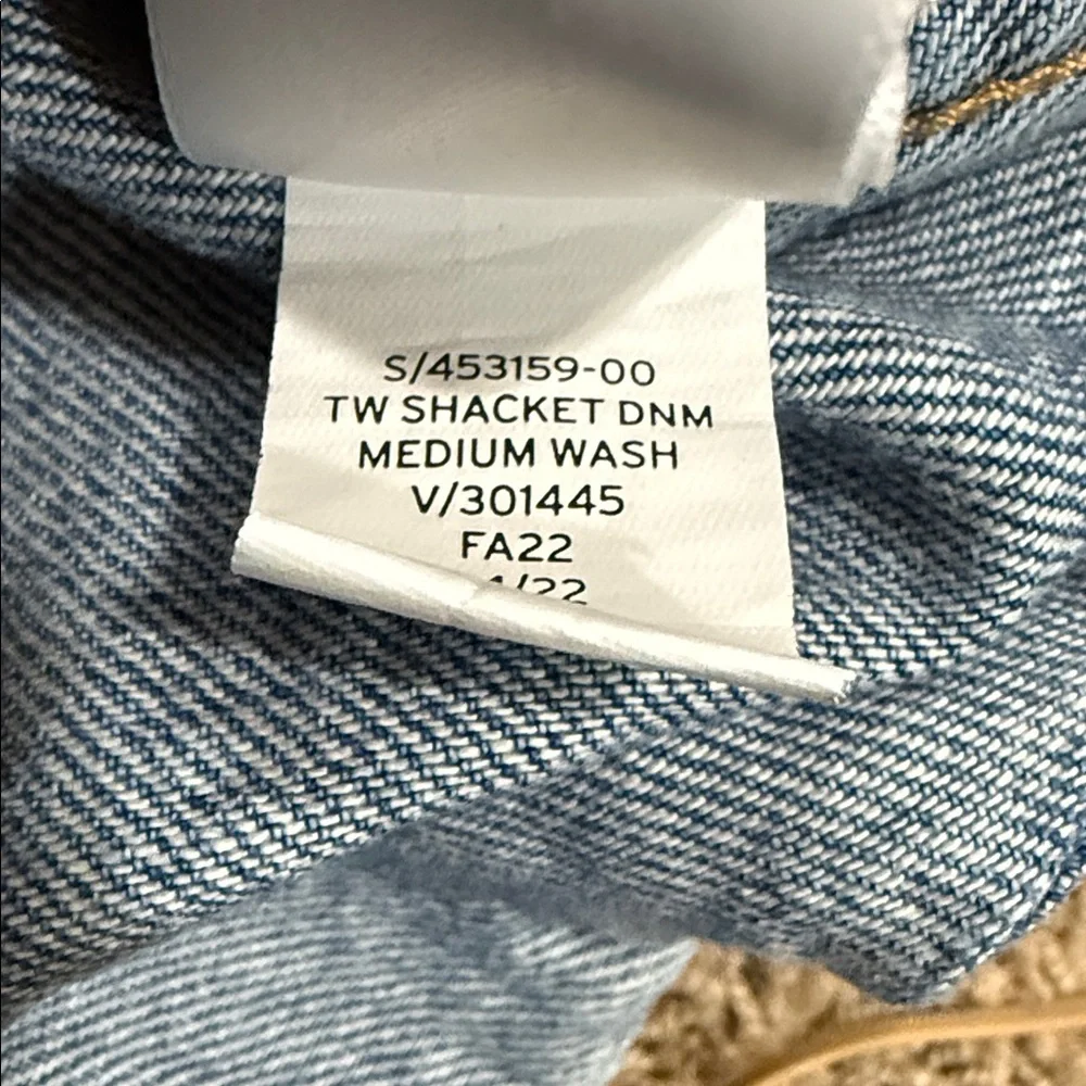 GAP Teen Denim Medium Wash Shacket‎ Unisex Size 14/16
